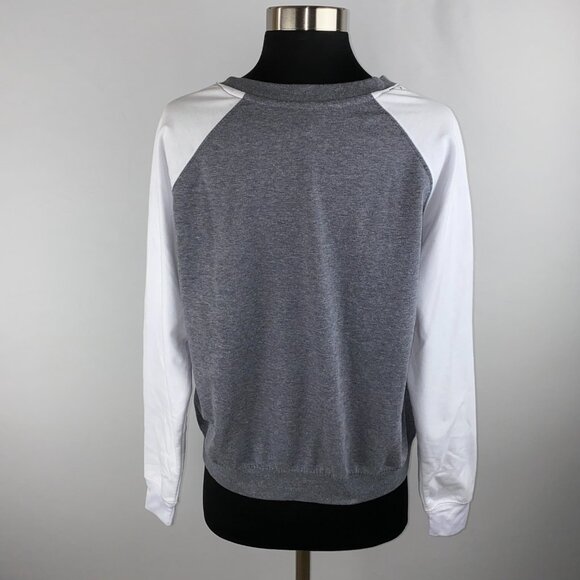 Kentucky Bluegrass State Womens Long Sleeve Sweatshirt Gray White Horse Theme S - Picture 8 of 9